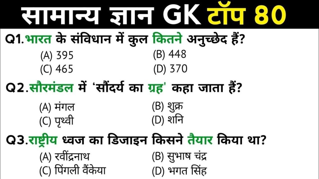 GK Question In Hindi